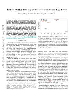 NeuFlow v2: High-Efficiency Optical Flow Estimation on Edge Devices