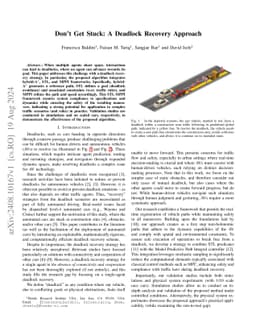 Don't Get Stuck: A Deadlock Recovery Approach