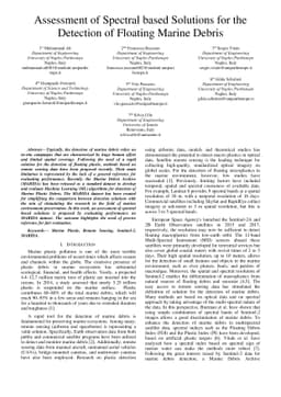 Assessment of Spectral based Solutions for the Detection of Floating
  Marine Debris
