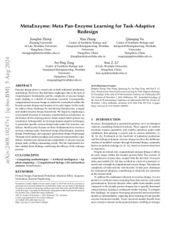 MetaEnzyme: Meta Pan-Enzyme Learning for Task-Adaptive Redesign