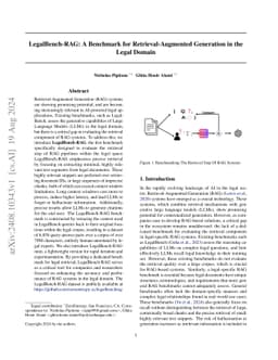 LegalBench-RAG: A Benchmark for Retrieval-Augmented Generation in the
  Legal Domain