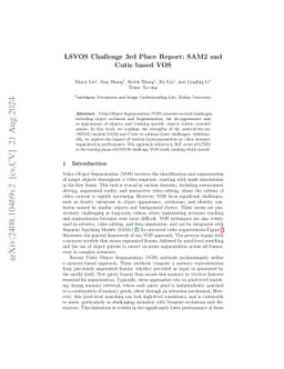 LSVOS Challenge 3rd Place Report: SAM2 and Cutie based VOS