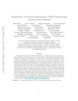 deepmriprep: Voxel-based Morphometry (VBM) Preprocessing via Deep Neural
  Networks
