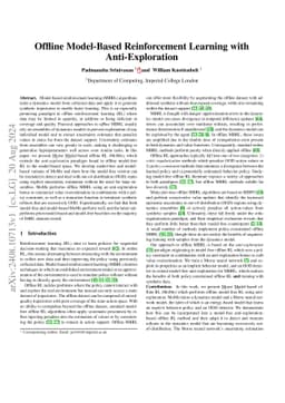 Offline Model-Based Reinforcement Learning with Anti-Exploration