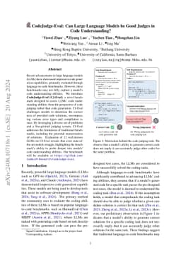 CodeJudge-Eval: Can Large Language Models be Good Judges in Code
  Understanding?