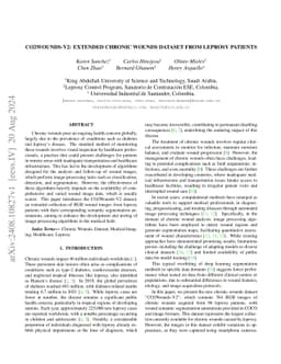 CO2Wounds-V2: Extended Chronic Wounds Dataset From Leprosy Patients