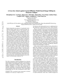 A Grey-box Attack against Latent Diffusion Model-based Image Editing by Posterior Collapse