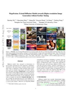 MegaFusion: Extend Diffusion Models towards Higher-resolution Image
  Generation without Further Tuning