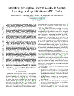 Revisiting VerilogEval: A Year of Improvements in Large-Language Models for Hardware Code Generation