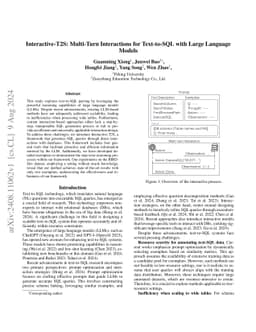 Interactive-T2S: Multi-Turn Interactions for Text-to-SQL with Large
  Language Models