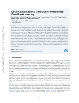 CoDi: Conversational Distillation for Grounded Question Answering