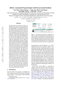 RePair: Automated Program Repair with Process-based Feedback
