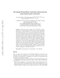 Revisiting FunnyBirds evaluation framework for prototypical parts
  networks