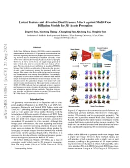 Latent Feature and Attention Dual Erasure Attack against Multi-View Diffusion Models for 3D Assets Protection