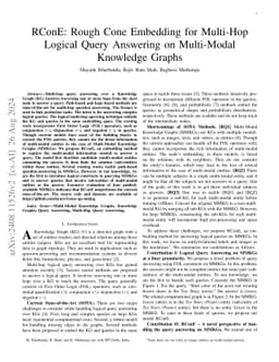 RConE: Rough Cone Embedding for Multi-Hop Logical Query Answering on
  Multi-Modal Knowledge Graphs