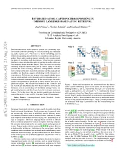 Estimated Audio-Caption Correspondences Improve Language-Based Audio
  Retrieval