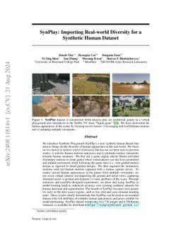 SynPlay: Importing Real-world Diversity for a Synthetic Human Dataset