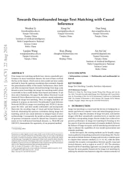 Towards Deconfounded Image-Text Matching with Causal Inference