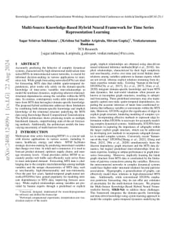 Multi-Source Knowledge-Based Hybrid Neural Framework for Time Series
  Representation Learning