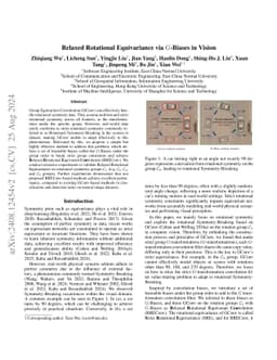 Relaxed Rotational Equivariance via $G$-Biases in Vision