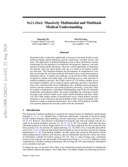 MultiMed: Massively Multimodal and Multitask Medical Understanding