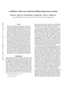 SAMBO-RL: Shifts-aware Model-based Offline Reinforcement Learning