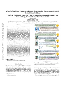 What Do You Want? User-centric Prompt Generation for Text-to-image
  Synthesis via Multi-turn Guidance
