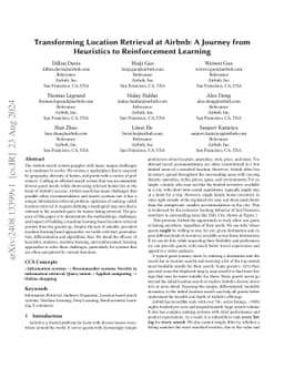 Transforming Location Retrieval at Airbnb: A Journey from Heuristics to
  Reinforcement Learning
