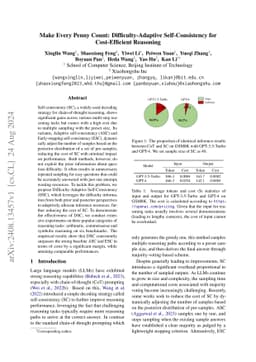 Make Every Penny Count: Difficulty-Adaptive Self-Consistency for Cost-Efficient Reasoning