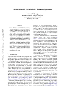 Uncovering Biases with Reflective Large Language Models