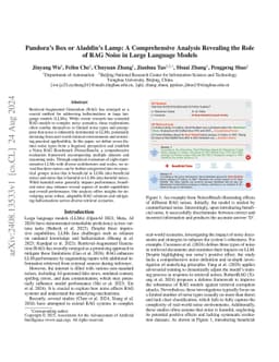 Pandora's Box or Aladdin's Lamp: A Comprehensive Analysis Revealing the
  Role of RAG Noise in Large Language Models