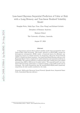 Loss-based Bayesian Sequential Prediction of Value at Risk with a
  Long-Memory and Non-linear Realized Volatility Model