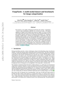 FungiTastic: A multi-modal dataset and benchmark for image categorization
