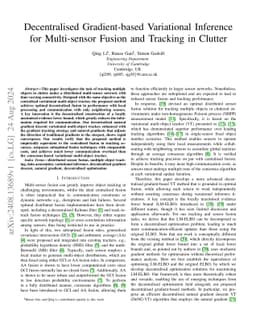 Decentralised Variational Inference Frameworks for Multi-object Tracking
  on Sensor Network