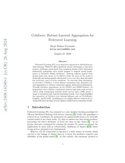 Celtibero: Robust Layered Aggregation for Federated Learning