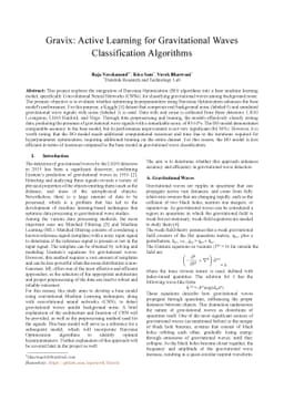 Gravix: Active Learning for Gravitational Waves Classification
  Algorithms