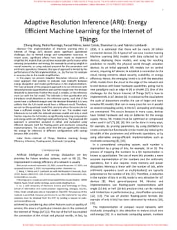 Adaptive Resolution Inference (ARI): Energy-Efficient Machine Learning
  for Internet of Things
