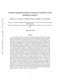 General targeted machine learning for modern causal mediation analysis