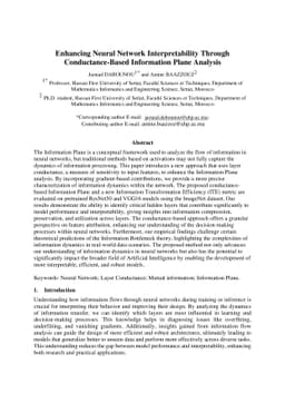Enhancing Neural Network Interpretability Through Conductance-Based
  Information Plane Analysis