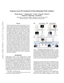 Sequence-aware Pre-training for Echocardiography Probe Guidance