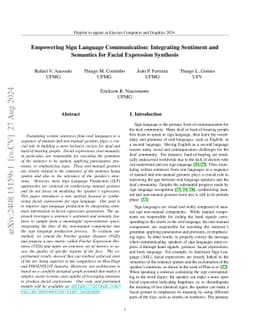 Empowering Sign Language Communication: Integrating Sentiment and
  Semantics for Facial Expression Synthesis