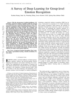 A Survey of Deep Learning for Group-level Emotion Recognition