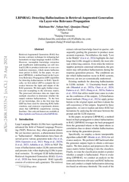 LRP4RAG: Detecting Hallucinations in Retrieval-Augmented Generation via
  Layer-wise Relevance Propagation