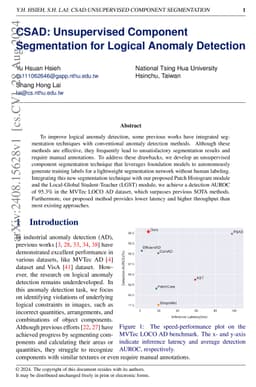 CSAD: Unsupervised Component Segmentation for Logical Anomaly Detection
