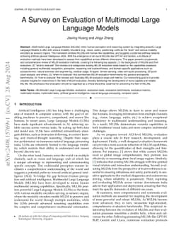 A Survey on Evaluation of Multimodal Large Language Models