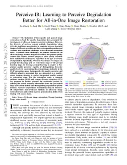 Perceive-IR: Learning to Perceive Degradation Better for All-in-One Image Restoration