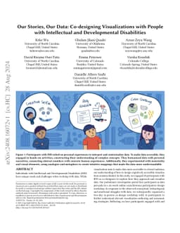 Our Stories, Our Data: Co-designing Visualizations with People with
  Intellectual and Developmental Disabilities