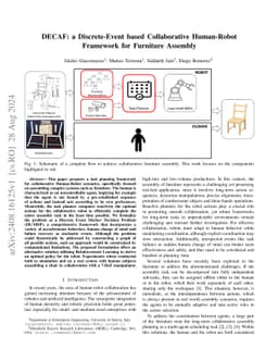 DECAF: a Discrete-Event based Collaborative Human-Robot Framework for
  Furniture Assembly