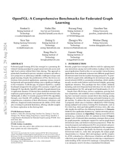 OpenFGL: A Comprehensive Benchmark for Federated Graph Learning