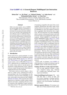 Jina-ColBERT-v2: A General-Purpose Multilingual Late Interaction
  Retriever